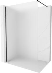 Mexen Kioto-X Walk-in zuhanyfal 50 x 200 cm, fagyos 10 mm, fekete - 800-050-101-70-30-X (800-050-101-70-30-X)