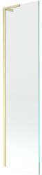 Mexen Next L egyrészes kádparaván 1 szárnyas, 50 x 150 cm, áttetsző, arany kefélt - 895-050-000-03-00-55 (895-050-000-03-00-55)