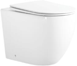 Mexen Lena álló wc csésze Rimless Tornado lassan záródó slim üléssel, duroplast, fényes fehér - 32224000T (32224000T)