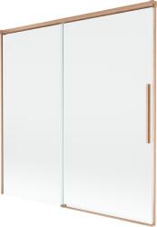 Mexen Rox 2-szárnyas, tolózáras zuhanyfal 160 x 150 cm, átlátszó, csiszolt réz - 8C9-160-001-65-00 (8C9-160-001-65-00)