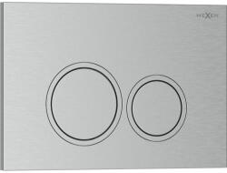 Mexen Tex 01 öblítőgomb, szálcsiszolt nikkel - 6101-10 (6101-10)