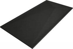 Mexen Stone+ téglalap alakú kompozit zuhanytálca 180 x 70 cm, fekete, fekete burkolat - 44707018-B (44707018-B)