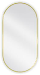 Mexen Loft ovális fürdőszobai tükör 90 x 45 cm, arany keret - 9851-090-045-000-50 (9851-090-045-000-50)