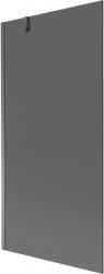 Mexen Next 1-szárnyas fürdőszobai paraván 90 x 150 cm, grafit, gun metal - 895-090-000-00-40-95 (895-090-000-00-40-95)