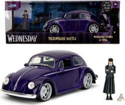 Jada Toys Wednesday 1972 VW Beetle + Wednesday figura (4006333088391) (4006333088391)