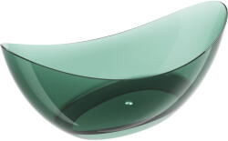 Mexen Vea teal szabadon álló átlátszó kád 180 x 80 cm, króm lefolyó - 58091808011 (58091808011)