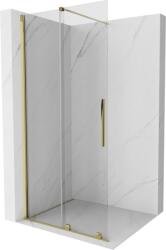 Mexen Velar Tolóajtós zuhanyfal Walk-in 110 x 200 cm, átlátszó 8 mm, arany - 871-110-000-03-50 (871-110-000-03-50)