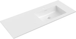 Mexen Otis jobb felső pultba süllyesztett mosdó 121 x 46, 5 cm, fehér fényes - 25181200P (25181200P)