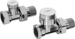 Mexen Uni-Term egyenes radiátorszelepek, króm - W902-000-01 (W902-000-01)