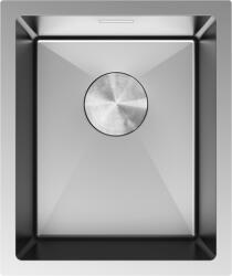 Mexen Trixo acél mosogató 1-medencés 370 x 440 mm, inox - 6412371000-01 (6412371000-01)