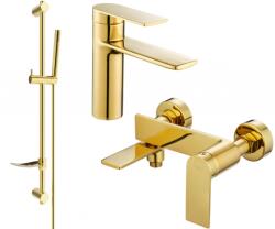 Mexen Zero DF70 fürdőkád készlet, arany - 71103DF70-50 (71103DF70-50)