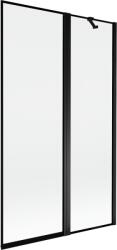 Mexen Mist 2-szárnyú jobbos kádparaván 110 x 150 cm, fekete keret, fekete - 8A9-110-011-70-70-P (8A9-110-011-70-70-P)