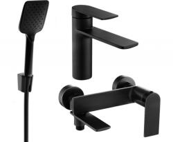 Mexen Zero R62 fürdőkád szett, fekete - 71103R62-70 (71103R62-70)