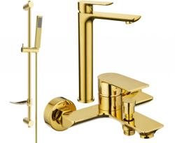 Mexen Alfa DF02 kádkészlet, arany - 745713DF02-50 (745713DF02-50)