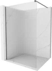 Mexen Kioto zuhanyfal Walk-in 80 x 200 cm, csíkos 8 mm, gun metal - 800-080-101-95-09 (800-080-101-95-09)