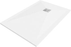Mexen Stone+ kompozit téglalap alakú zuhanytálca 110 x 90 cm, fehér - 44109011 (44109011)