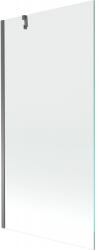 Mexen Next fürdőkád-paraván, 1-szárnyú, 90 x 150 cm, átlátszó, gun metal - 895-090-000-00-00-95 (895-090-000-00-00-95)