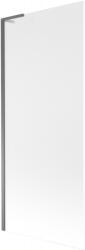 Mexen Next L kádparaván 1-szárnyú 80 x 150 cm, zúzott, gun metal - 895-080-000-03-30-95 (895-080-000-03-30-95)