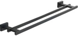 Mexen Arno dupla törölközőtartó, fekete - 7020725-70 (7020725-70)