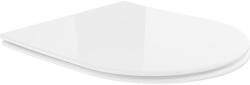 Mexen lassan záródó slim WC-ülőke, duroplast, fényes fehér - 39040100 (39040100)