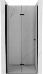 Mexen Lima összecsukható zuhanyajtó 120 cm, átlátszó, fekete - 856-120-000-70-00 (856-120-000-70-00)