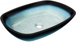 Mexen Araks üveg pult feletti mosdó 54 x 39 cm, kék - 24155447 (24155447)