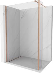 Mexen Kioto zuhanyfal Walk-in 120 x 30 cm, átlátszó, kefe réz - 800-120-212-65-00-030 (800-120-212-65-00-030)