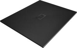 Mexen Hugo téglalap alakú SMC zuhanytálca 120 x 100 cm, fekete, fekete takaróelem - 42701012-B (42701012-B)