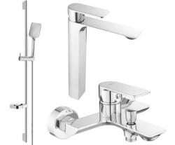 Mexen Alexa DQ62 fürdőkád szett, króm - 71213DS62-00 (71213DS62-00)