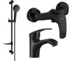 Mexen Fabia DF05 zuhanykészlet, fekete - 746504DF05-70 (746504DF05-70)