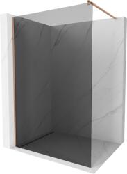 Mexen Kioto zuhanyfal Walk-in 100 x 200 cm, grafit 8 mm, kefélt réz - 800-100-101-65-40 (800-100-101-65-40)