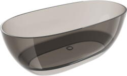 Mexen Pure bronz szabadon álló átlátszó kád 170 x 80 cm, krómozott dugó - 58071708018 (58071708018)