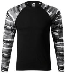 MALFINI Camouflage hosszúujjú trikó, grey, 160g/m2