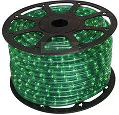 BRAYTRON 1 csatornás LED fénykábel (230V, 36 LED, 3W/m, IP44) zöld (BS03-00015)