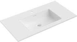 Mexen Otis munkalapra süllyesztett mosdó 91 x 46, 5 cm, fehér matt - 25189001 (25189001)