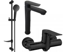 Mexen Pecos DF05 zuhanykészlet, fekete - 72714DF05-70 (72714DF05-70)