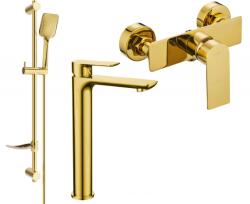 Mexen Alfa DF62 zuhanykészlet, arany - 745714DF62-50 (745714DF62-50)