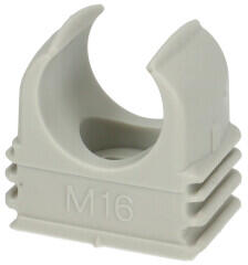  Csőbilincs, szürke, 16 mm átmérőjű csövekhez (OBO2149004)