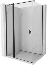 Mexen Mist T nyíló zuhanykabin 120 x 90 cm, áttetsző, fekete - 8A4T-120-090-70-00 (8A4T-120-090-70-00)