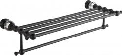 Mexen Estela törölközőtartó polc, fekete - 7011520-70 (7011520-70)