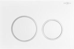 Mexen Fenix 07 XS öblítőgomb, fehér matt - 600720 (600720)