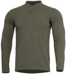 PENTAGON Romeo Henley 2.0 hosszúujjú póló, olivazöld