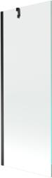 Mexen Next kádparaván 1-szárnyú 70 x 150 cm, átlátszó, fekete - 895-070-000-00-00-70 (895-070-000-00-00-70)