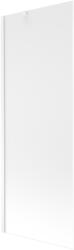 Mexen Next 1-szárnyú fürdőkád paraván 70 x 150 cm, jégvirágos, fehér - 895-070-000-00-30-20 (895-070-000-00-30-20)