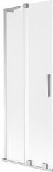 Mexen Velar L kétszárnyú tolófürdő paraván 75 x 150 cm, fagyott, króm - 896-075-003-31-01 (896-075-003-31-01)