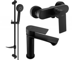 Mexen Royo DF40 zuhanykészlet, fekete - 72204DF40-70 (72204DF40-70)