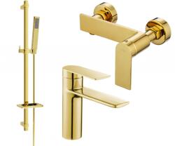 Mexen Zero DQ02 zuhanykészlet, arany - 71104DQ02-50 (71104DQ02-50)