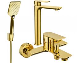 Mexen Alfa R62 fürdőkád készlet, arany - 745713R62-50 (745713R62-50)