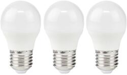 Nedis LED izzó, E27, G45, 4, 9 W, 470 lm, 2700 K, 3 db (LBE27G452P3) (LBE27G452P3)