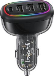 USAMS Autós töltő USAMS 1xUSB-C 3xUSB-A C34 48W (USA900) (USA900)